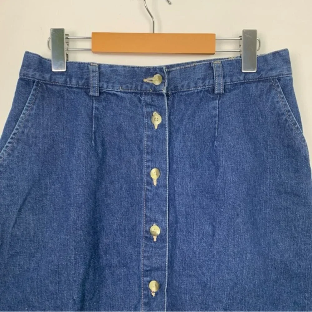 Vintage 90s Cabin Creek Denim Skirt